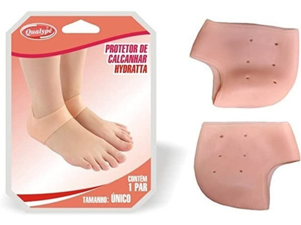 Protetor De Calcanhar De Silicone Hidratante Antirrachadura 0 Protetor De Calcanhar De Silicone Hidratante Antirrachadura 0