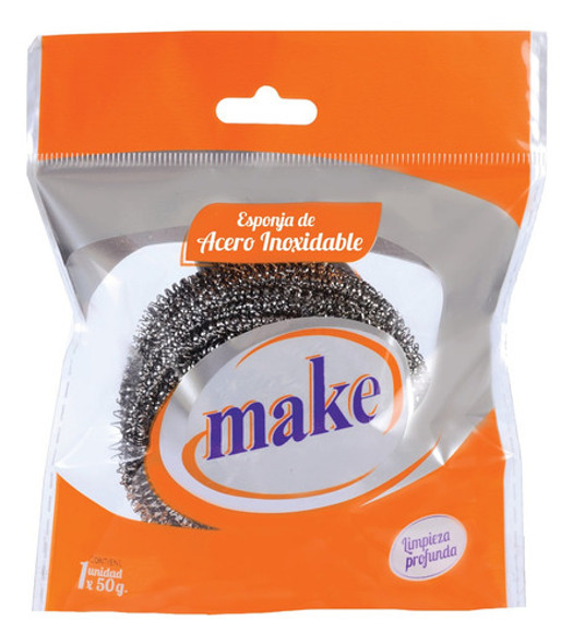 Esponja Acero Inoxidable 30 Gr Make ( Pack X 96 Unid ) 0