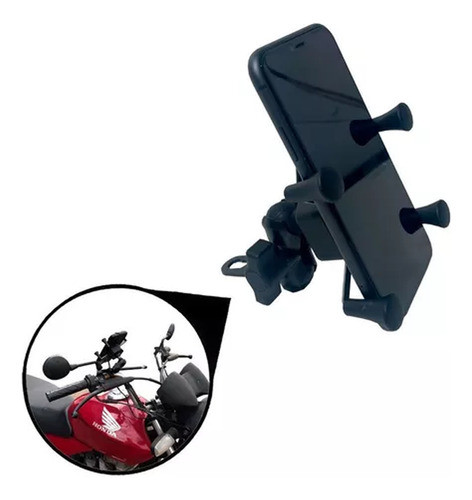 Suporte Celular Moto Honda Biz 125 Carregador Universal Usb 0