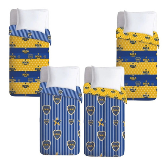 Cubrecama Cover  Boca 1 1/2 Pl A Azul Ct Plumitaa Cs 0 Cubrecama Cover  Boca 1 1/2 Pl A Azul Ct Plumitaa Cs 0