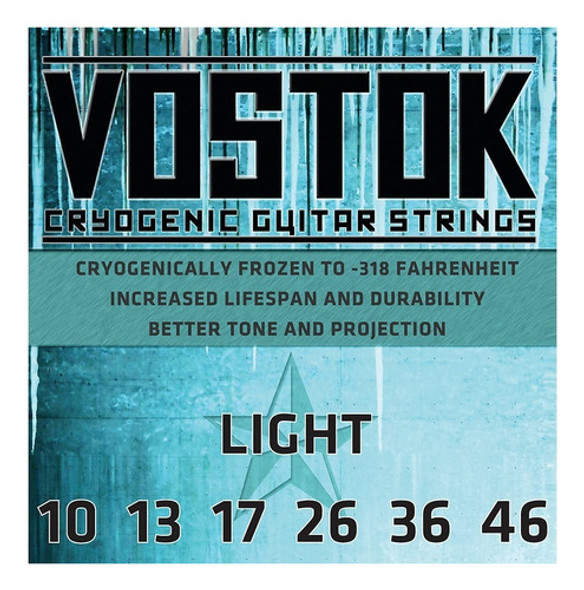Cuerdas Vostok Guitarra Electrica 10-46 Cryogenic (usa) !! 0