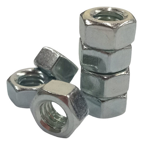 Tuercas Hexagonales 3/8 Zincadas X 100 Unidades. 1