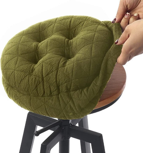 Cojin De Asiento Para Taburete De Redondo Antideslizante -12 0