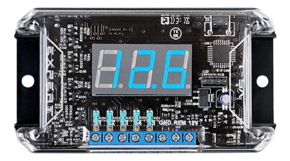 Voltimetro Digital Expert Auto Vs1 Proteccion Funciones 0