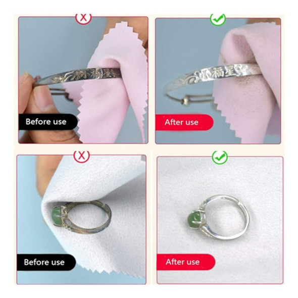 Paño Mágico Limpiador Joyas Pulidor Plata Oro Accesorios 1