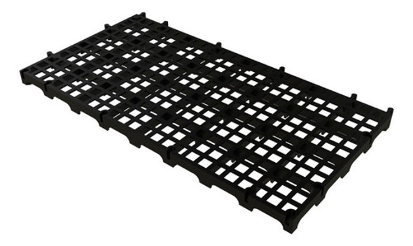 Kit 10 Pçs Piso Plástico Encaixável Para Banheiro 50x25 0