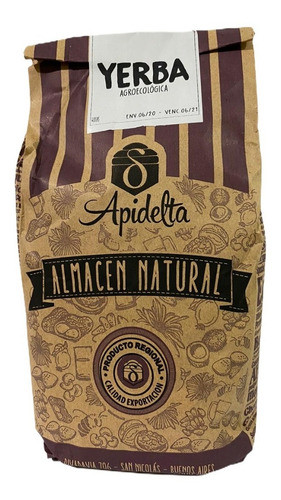 Yerba Apidelta 400g Agroecologica Anti Acida Bajo Polvo X 4u 0