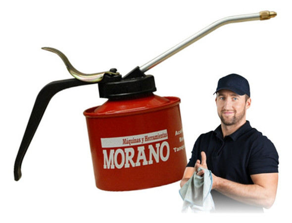 Aceitera Metlica 400 Cc Pico Rigido 0