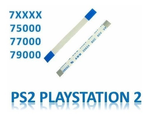 Flex Para Placa Encendido 8cm Compatible Con Ps2 Slim 9000x 1