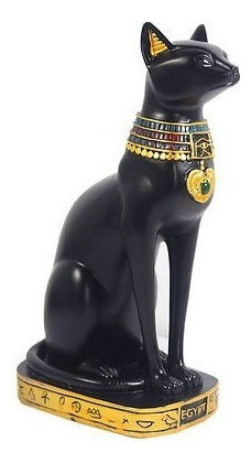 ¿kiaotime 15? Egipto Diosa Gato Estatuilla Home Decor Escult 1
