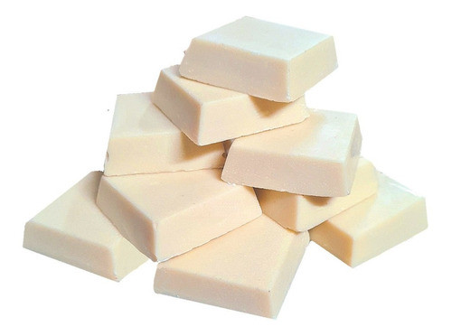 Tabletes Cobertura Branca - Com Açúcar - 1kg 1
