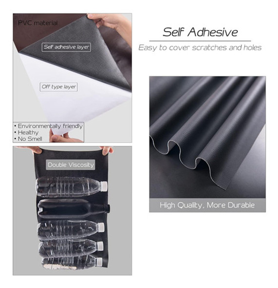 Parche De Reparación Autoadhesivo Grande, 43x200 Cm, Negro 1