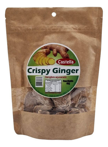 Gengibre Açucarado Crispy Ginger Castella 60g 0