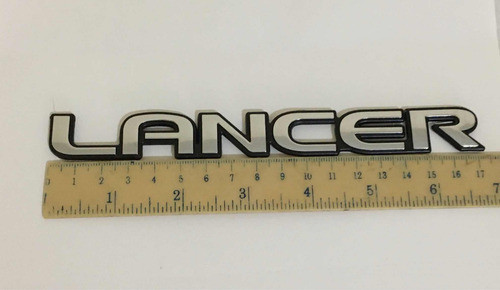 Emblema Mitsubishi Lancer Cromado Traseiro Original 1