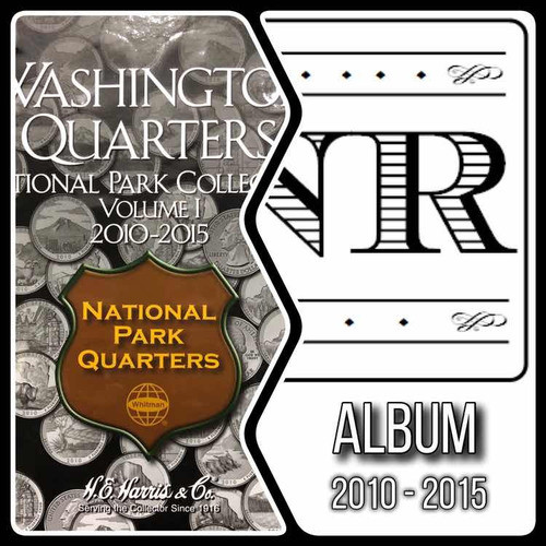 Álbum Parques Nacionales - Eeuu - 2010 - 2015 - P & D - 25 C 0