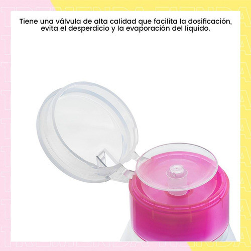 Porta Acetona 160ml Profesional Dompel Manicuría Pedicuría 1