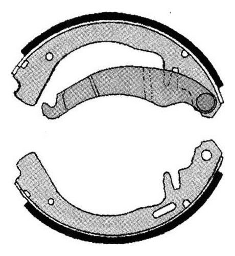 Patines Freno Opel Kadett (4 Patines) Por Santa Cruz Frenos 0