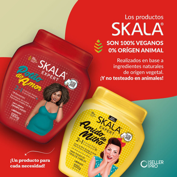 Skala Raizes Do Morro Mascara Crema De Peinar - 2en1- X 1 Kg 1 Skala Raizes Do Morro Mascara Crema De Peinar - 2en1- X 1 Kg 1