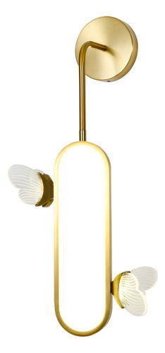 Arandela Butterfly Moderno Dourado 14w 3 Em 1 0