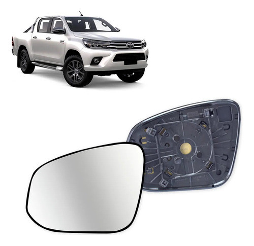 Vidrio Espejo Toyota Hilux 2016 2017 2018 Original Izquierdo 0
