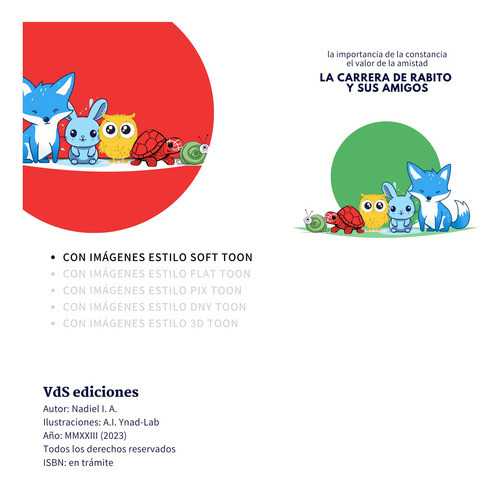 La Carrera De Rabito Y Sus Amigos (ebook) 1 A 2 Años 1