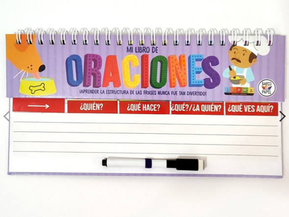 Libro Movil Didactico Para Formar Oraciones Y Escribir - Bdp 0