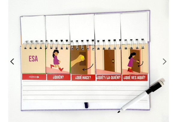 Libro Movil Didactico Para Formar Oraciones Y Escribir - Bdp 1