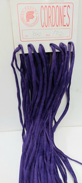 Cordones Para Calzado 1,20mts Reforzado Violeta X Par 0