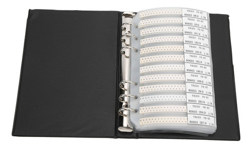 Livro De Amostra Do Resistor Smd 4250pcs 170 Value 0603 Seri 0