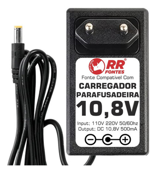 Fonte Carregador 10,8v Para Parafusadeira Furadeira Worker 0