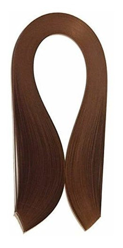 Tiras De Papel 10mm X 54cm Para Filigrana X 120u Marron 0