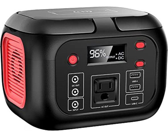 Banco De Energía Portátil Con Salida De Ca De 110 V/200 W, E 0 Banco De Energía Portátil Con Salida De Ca De 110 V/200 W, E 0