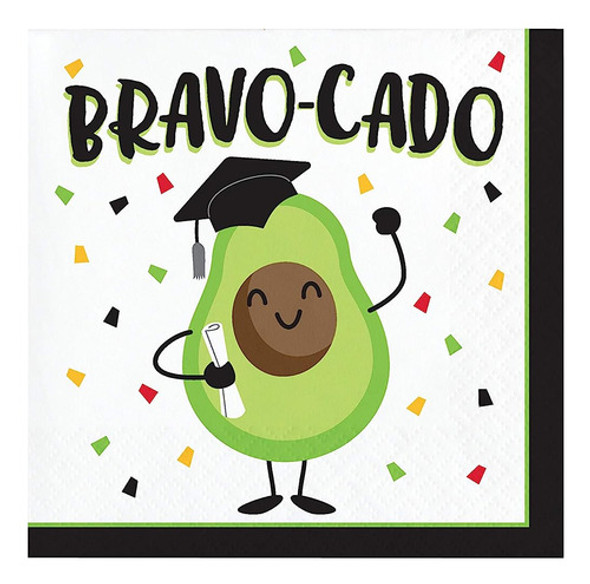 Servilletas De Bebidas De Graduación Creative Converting Bra 0