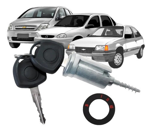 Cilindro Miolo Com Chave Corsa 2002 2003 2004 2005 2006 0