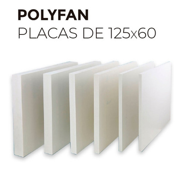 Polyfan Placa Polifan Corporeas 50mm 125x60cm Capta 0