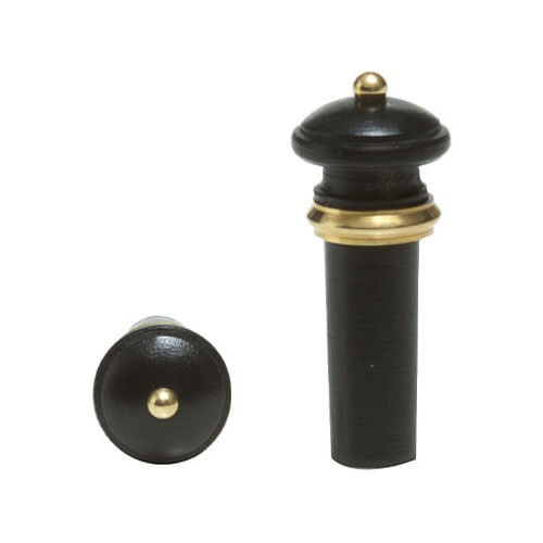 Botão Hill Para Violino 3/4 E 4/4 Ébano Com Pino E Colar Dou 0