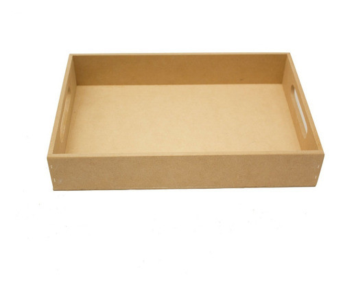 Bandejas Fibrofacil Mdf Desayunos  Pintar 20 X 20 X 5cm 9mm. 1