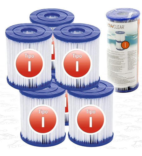 3 Pack De 2 Cartuchos Filtro Bestway 58093 I Bomba Cuota 0