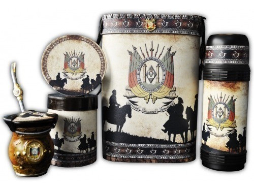 Combo Para Chimarrão Top 1lt Completa Com A Melhor Qualidade Do Mercado Com Todos Acessórios Para Seu Chimarrão 0