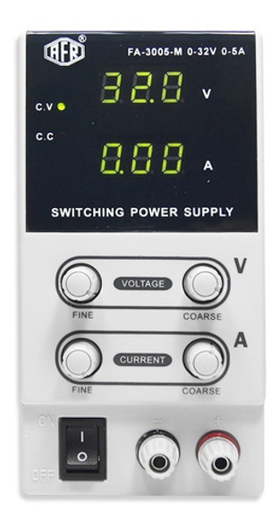 Fonte De Alimentação Digital Bancada 30v 5a Afr Fa3005m 0