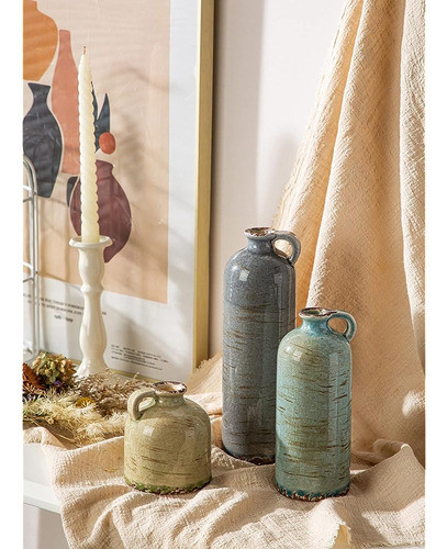 ~? Cwlwgo-modern Farmhouse Small Decorative Ceramic Jarrón S 1