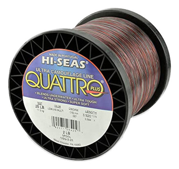 Carrete De Pesca Monofilamento Quattro Hi-seas 0