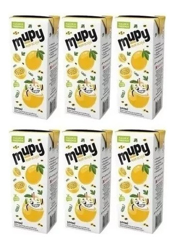 Kit C/6 Suco Mupy De Maracujá À Base De Soja 200ml 0