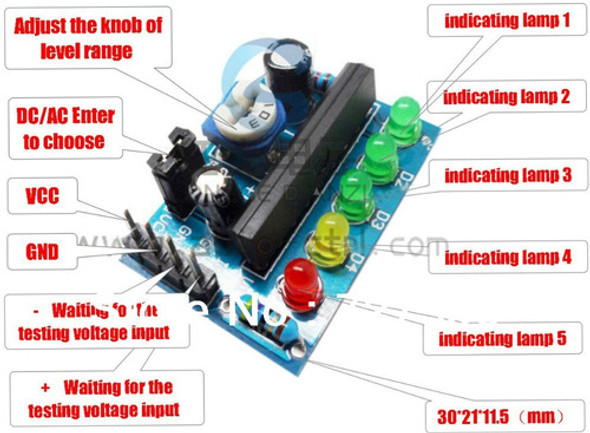 Módulo Medidor Sonido Ka2284 Potencia Arduino Armodlka2284 0