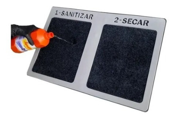 Tapete Higienico E Sanitizante Protec Home - Preto 0
