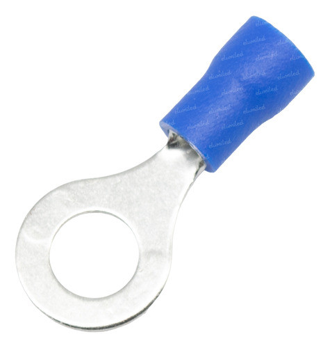 2 Terminales Preaislado Ojal Azul B5 6.5mm 1.3-2.6mm2 B05 0