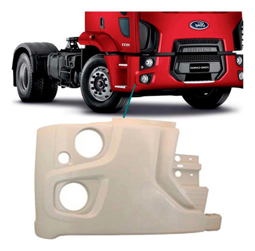 Ponteira Parachoque Direito Ford Novo Cargo 1723 2429 1317 1 0