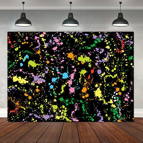 Foto De Fondo De Pintura Colorida Estilo Graffiti Abstracto 0