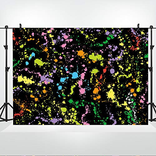 Foto De Fondo De Pintura Colorida Estilo Graffiti Abstracto 1
