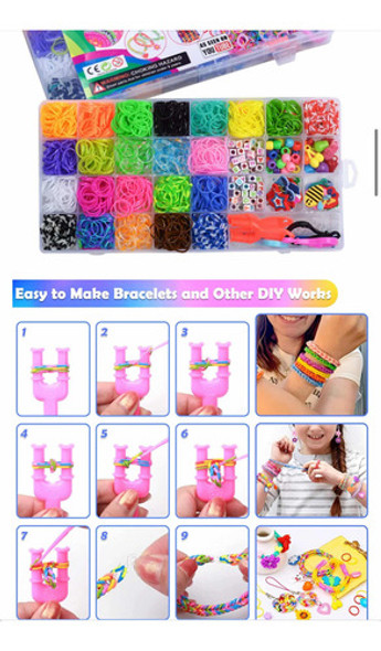 Kit Fabricación Niñas Pulseras Tobilleras 1